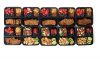 FIT MEAL Food Containers 3 Compartment Bento Lunch Box With Lids Microwave