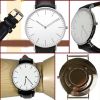 Hot selling elegant apperance dw style stainless steel watch 