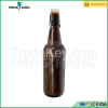 500ml amber glass wine bottle with swing cap