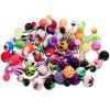 Acrylic basic style belly rings navel bar body piercing jewelry wholesale