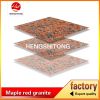 Red granite countertop mirror burning board rough surface can be customized