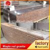 Red granite countertop mirror burning board rough surface can be customized