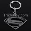 Creative Cartoon characters Superman metal keychain /key ring