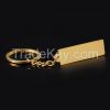 Creative Simulation gold metal keychain /key ring