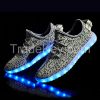 2016 New LED luminous shoes unisex led glow shoe men & women fashion U