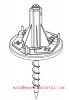 double vane ground screw