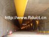 flat-mining tunnel duct hose