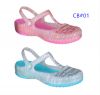 2016 summer cheap Plastic pvc upper new design fashion slipper shoes hot sale beach sandals EVA slippers latest design Childern's ballerinas