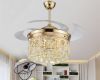 cyrstal Ceiling Fan with led light