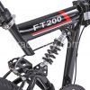 26" Folding Mountain Bike 7 Speed Bicycle Shimano Hybrid Suspension Sp
