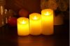 Popular Wedding Festival party battery flamlessi electric LED candle light pillar tea light candle