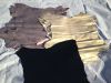 Leather goatskins various colors