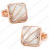 White mother of pearl mens cufflinks