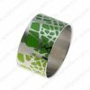 Engrave fashion bangles stainless steel