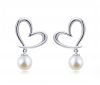  double pearl earring