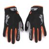 Unisex Nylon Silica Gel Driving Gloves Full Fingers Thick Skidproof Outdoor Cycling Mittens