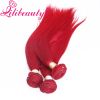 Human Color Red Hair Straight Hair Weaving Remy Human Hair Extension