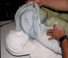 Man made stone mould making silicone rubber
