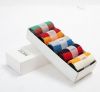 MKMJ Men Sports Socks Cotton Socks free size Mix 5colors/box