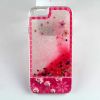 Unique design quicksand paillette LED light up cell phone case for iPhone 6/6s