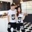 Couple T-Shirts Cartoo...