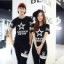 Couple T-Shirts Cartoon Print Sweaters Causal All Match Summer His and Hers Clothes for Lovers