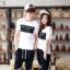 Couple T-Shirts Cartoon Print Sweaters Causal All Match Summer His and Hers Clothes for Lovers