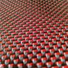 RED and silver Carbon fiber fabric/cloth,Metallic carbon fiber fabric 100cm wide