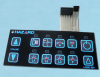 customized flexible membrane switch for electric appliance
