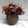 Seagrass wall hanging basket