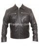 Black Full Sleeve Original Leather Casual Jacket