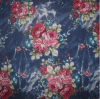 Factory hot sale digital floral printed denim fabric