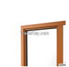 Aluminum glass door for wooden frame