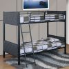 Metal youth loft bunk bed