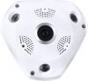 360 degree full veiwing ptz fisheye ip camera with p2p function and two-way audio