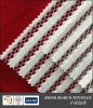 stripe polyester 3D airmesh fabric 230gsm for skirts shoes dresses wind coats