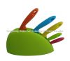 High quality 5pcs kitchen knife set with shell shape holder