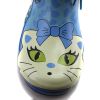Cute cat pattern kids rubber rain boots