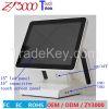 15"  factory cheap pos! 15 inches pos terminal price, all in one  two t