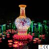 Chinese  new year traditional silk lighting lanterns festival decoration