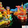 Chinese  traditonal silk lighting lanterns festival decoration outdoor