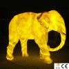 Christmas lighting fiberglass elephant decoration