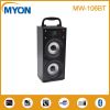 Shiny LED Portable Wooden Bluetooth Speaker With USB Micro SD FM Aux in Function