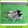 High transparent acrylic shoe box bespoke, clear shoe box display case, custom sneaker box