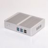 Intel celeron N3150 fanless mini pc barebone dual lan dual hdmi ports