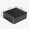 4lan mini pc J1900 Hystou new design support ram ssd and hdd barebone mini pc