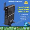 Hystou fanless mini pc i7 4500u HD4400 dual core windows10 mini computer