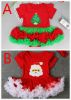 2017 Christmas Rompers Tutu Dresses For Babies Xmas Bodysuits + Hair band TUTU Dress Baby Cotton Rompers Infants Toddlers Clothes Tutu Dress