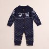 2017 Christmas Overalls Jumpsuits For Baby Xmas Deer Overalls Newborn Babie Woollen Suspender Jumpsuits Infants Toddlers Rompers For 0-2T