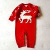 2017 Christmas Clothes Babies Jumpsuits Rompers Xmas Baby Newborn Sweater Deer Bodysuits Rompers Infants Toddlers Cotton Jumpsuits For 0-2T
